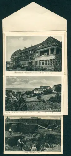 Leporello-AK Volmarstein, 25 jähriges Bestehen der Krüppelanstalten Johanna-Helenen-Heim 1929, Säuglinge im Sonnenbad