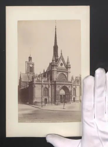 Fotografie Ansicht Paris, Eglise Saint-Laurent, Grossformat 16 x 25cm