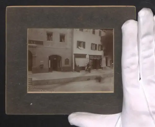 Fotografie Ansicht Berchtesgaden, Porzellan- und Glaswaren Ignaz Weger am Marktplatz 6