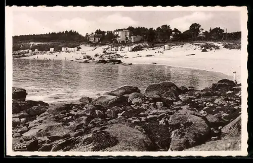 AK Beg-Meil, La Plage des Dunes et les Hôtels
