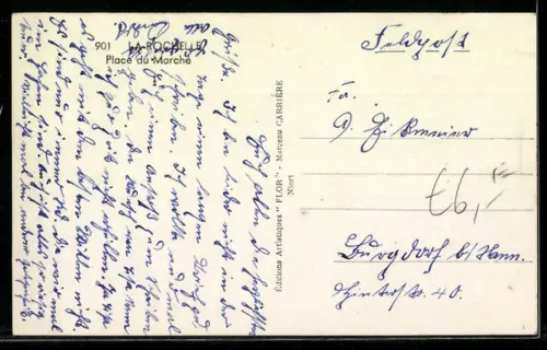 AK La Rochelle, Place du Marché