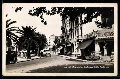 AK Saint-Raphael, Le Boulevard Félix Martin