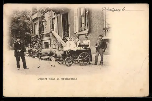 AK Valentigney, Départ pour la promenade