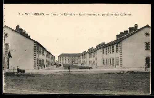 AK Mourmelon, Camp de Division, Casernement et pavillon des Officiers