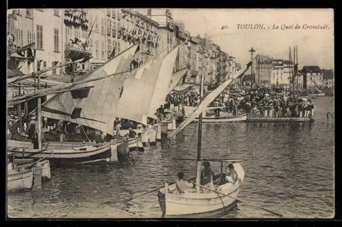 AK Toulon, Le Quai de Cronstadt