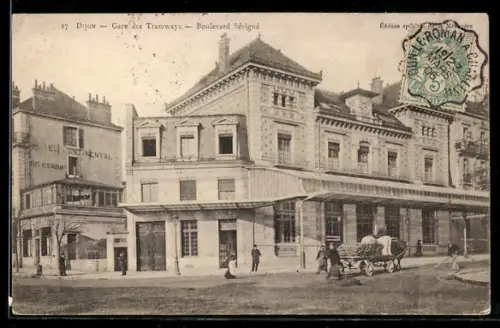 AK Dijon, Gare des Tramways, Boulevard Sévigné