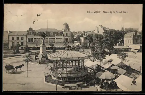 AK Vichy, Place de la République
