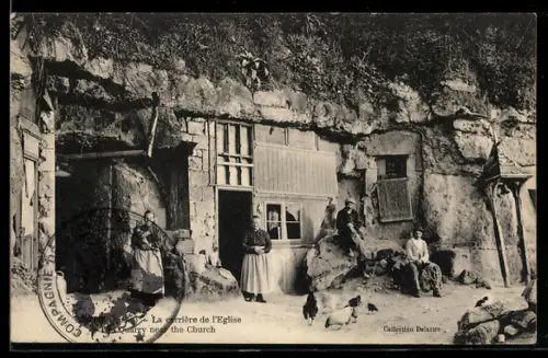 AK Soissons /Aisne, La carrière de l`Eglise