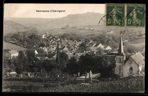 AK Sancerre-Chavignol, Vue panoramique
