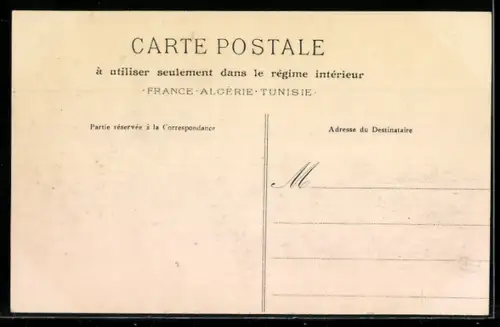 AK Marseille, La Rue de la République, Pferdebahn