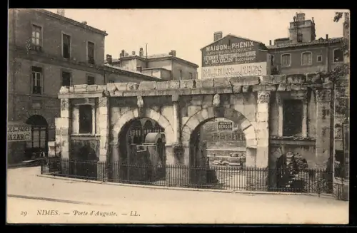 AK Nimes, Porte d`Auguste, Maison Phénix