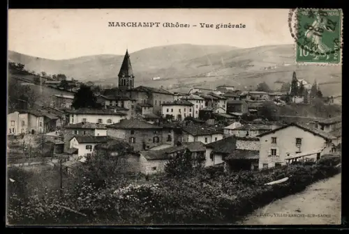 AK Marchampt /Rhône, Vue générale