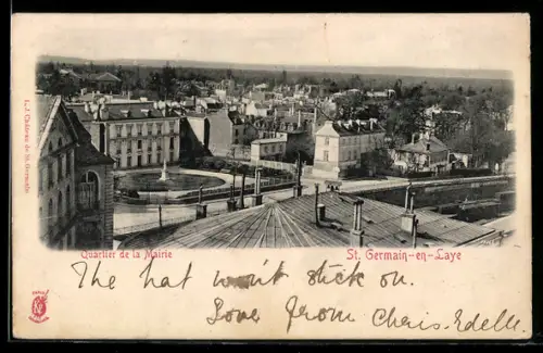 AK Saint-Germain-en-Laye, Quartier de la Mairie