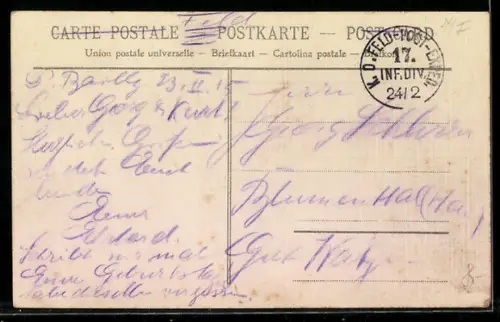 AK Noyon, Rue des Merciers