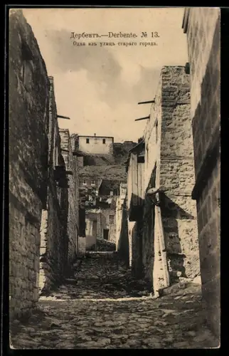 AK Derbent, Strasse in der Altstadt