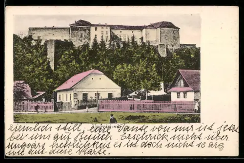 AK Ungvar, Teilansicht mit Schloss