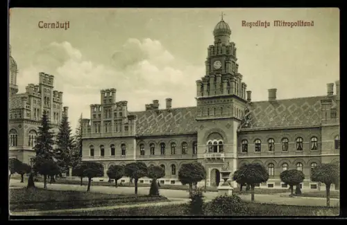 AK Cernauti, Resedinta metropolitana, Gebäudeansicht