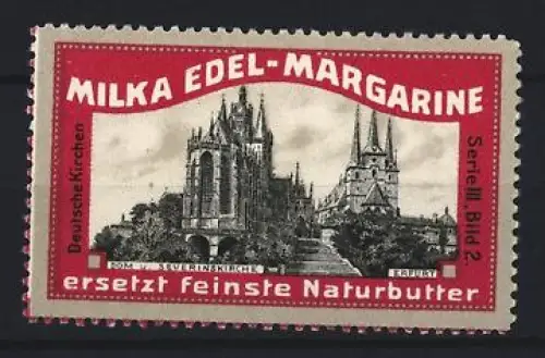 Reklamemarke Deutschland, Milka Edel-Margarine, Dom zu Speyer