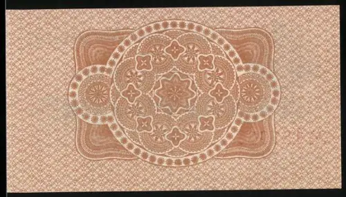 Notgeld Bad-Nauheim 1917, 50 Pfennig, florales Muster und Wappen