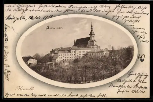 AK Neuzelle, Kloster mit Umgebung, Rahmen