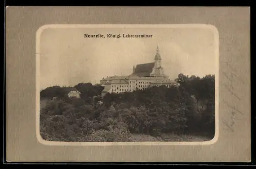 AK Neuzelle, Königl. Lehrerseminar mit Umgebung