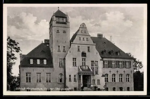 AK Cammer /Belzig-Land, Schloss / Reichsschule