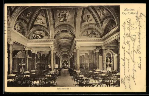AK München, Café Luitpold, Säulenhalle I