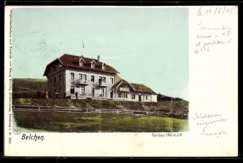 AK Belchen, Gasthaus Belchenhaus, Inh. J. Stiefvater