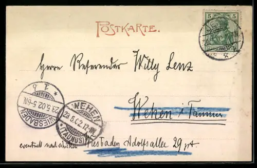 AK Jena, Marktplatz mit Rathaus, Turm