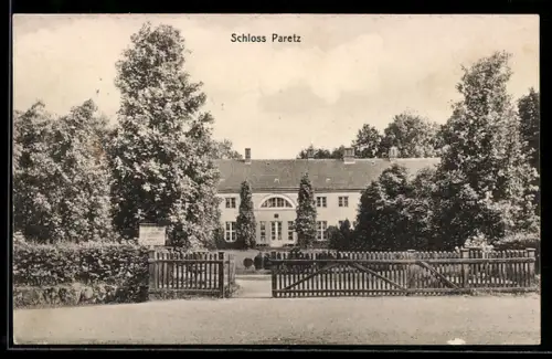 AK Paretz, Schloss Paretz, Vorderansicht
