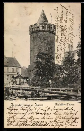 AK Brandenburg a. Havel, Steintor-Turm