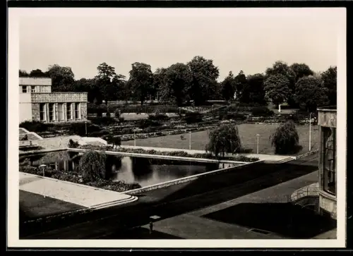 AK Frankfurt-Westend, I.G. Farbenindustrie AG, Werksgelände und Parkanlagen