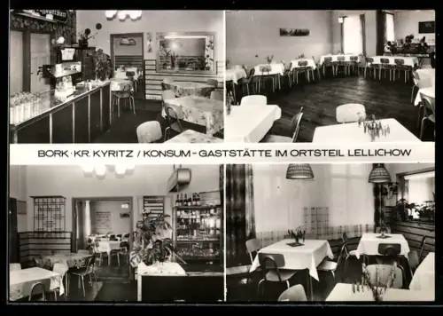AK Bork-Lellichow, Konsum-Gaststätte, Gastraum