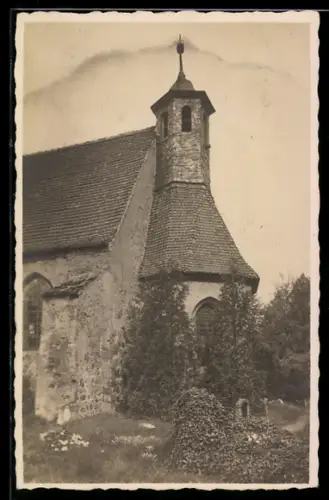 AK Belzig i. d. Mark, Bricciuskapelle mit Gartenanlage