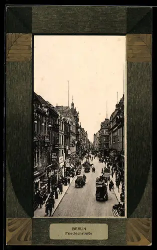 AK Berlin, Partie in der Friedrichstrasse mit Hotel Silesia, Inh. Carl Peters