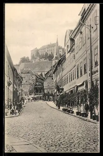 AK Blankenburg a. H., Partie in der Tränkestrasse
