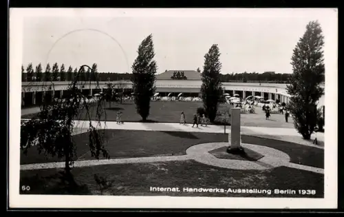 AK Berlin, Int. Handwerks-Ausstellung 1938, Blick übers Ausstellungsgelände
