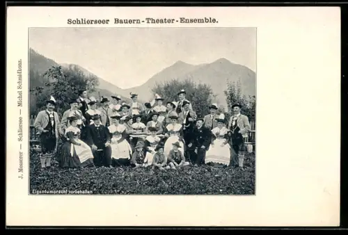 AK Schliersee, Bauern-Theater-Ensemble, Trachtenkapelle