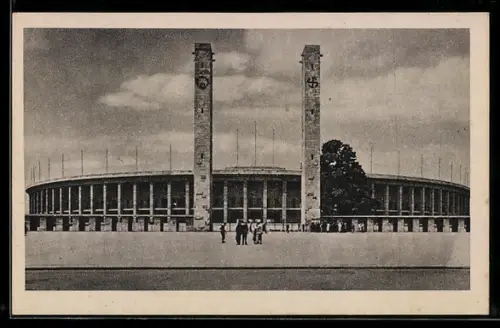 AK Berlin, Eingang zum Reichssportfeld, Olympiastadion