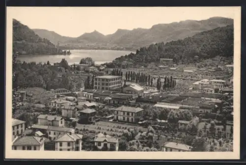 AK Cernobbio, Panorama von la veduta di Como allo sfondo
