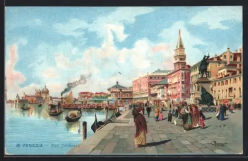 Lithographie Venezia, Riva Schiavoni