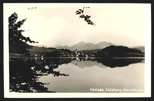 AK Mattsee, Panorama über den See zum Ort