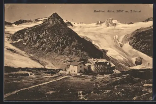 AK Berliner Hütte, Gesamtansicht im Zillertal