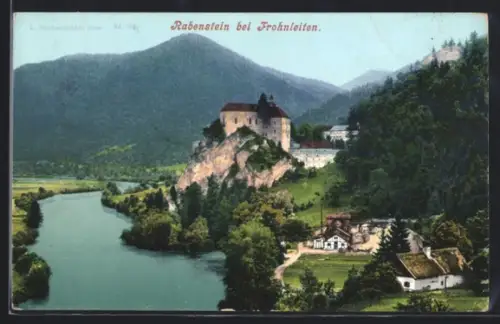 AK Rabenstein, Totalansicht aus der Vogelschau