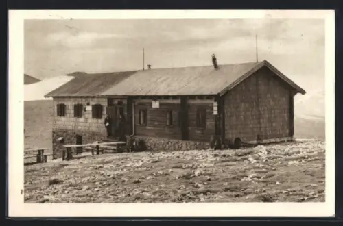 AK Fischerhütte des Österreichischen Touristenklubs am Kaiserstein, Berghütte
