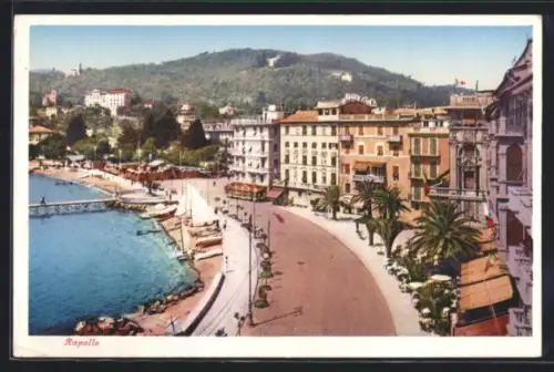 AK Rapallo, Hotels an der Strandpromenade