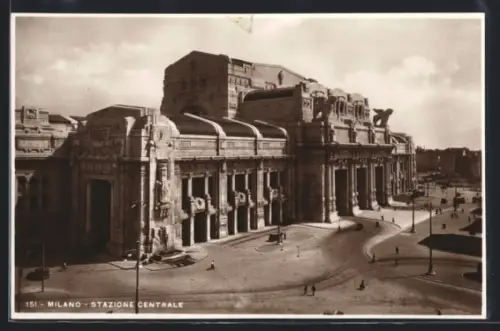 AK Milano, Stazione Centrale, Bahnhof