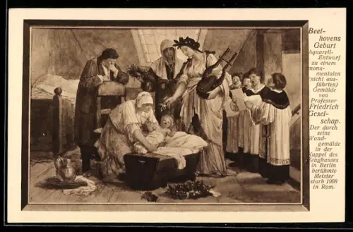 AK Muse besucht Beethoven zu seiner Geburt