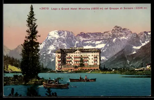 AK Misurina, Grand-Hotel Misurina et Lago di Misurina