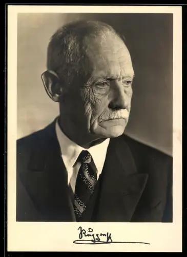 AK Kronprinz Rupprecht von Bayern als betagter Herr im Portrait